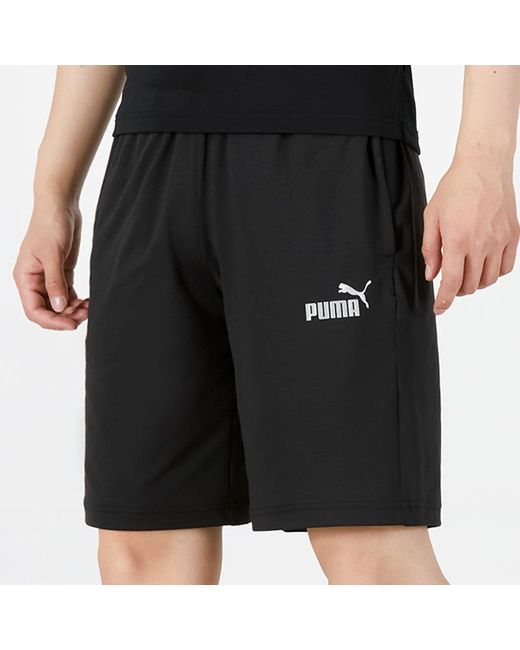 PUMA Black Uv Knit Shorts for men