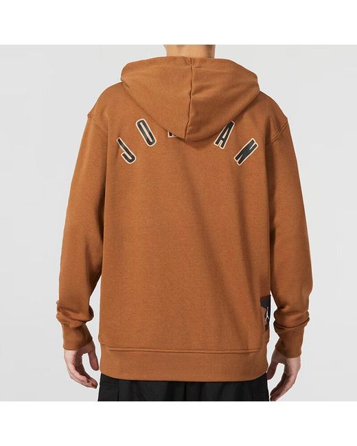 Nike Brown Flight Mvp Fleece Pullover Hoodie Asia Sizing 'Light British' for men