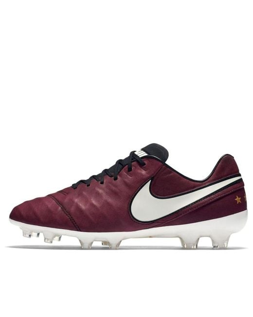 Nike Purple Tiempo Legend 6 Se Fg 'Merlot' for men