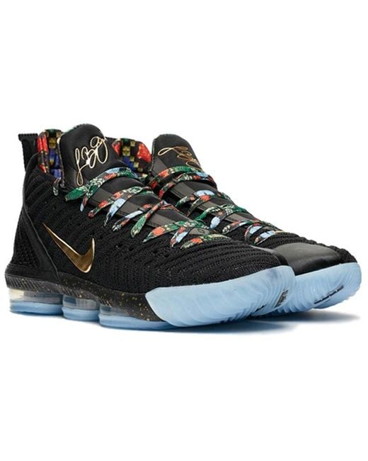 Nike Black Lebron Xvi Kc "watch The Throne" Shoes for men