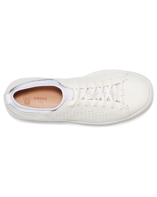 Ugg White Pismo Cozy Casual Sports Low Tops Skateboarding Shoes for men