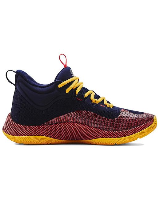Under Armour Blue Curry Hovr Splash 'Midnight Taxi' for men