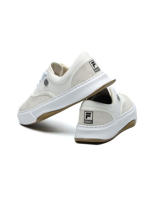 Fila White (Wmns) Mihara X Fashion Court Fm-10 Low-Top Sneakers for men