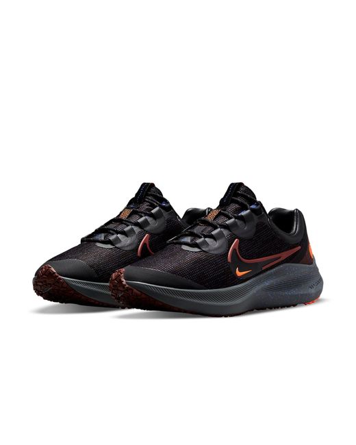 Nike Black Air Zoom Winflo 8 Shield 'Bronze Eclipse Redstone' for men