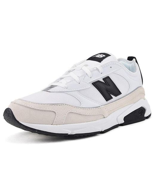 New Balance White X-Racer for men