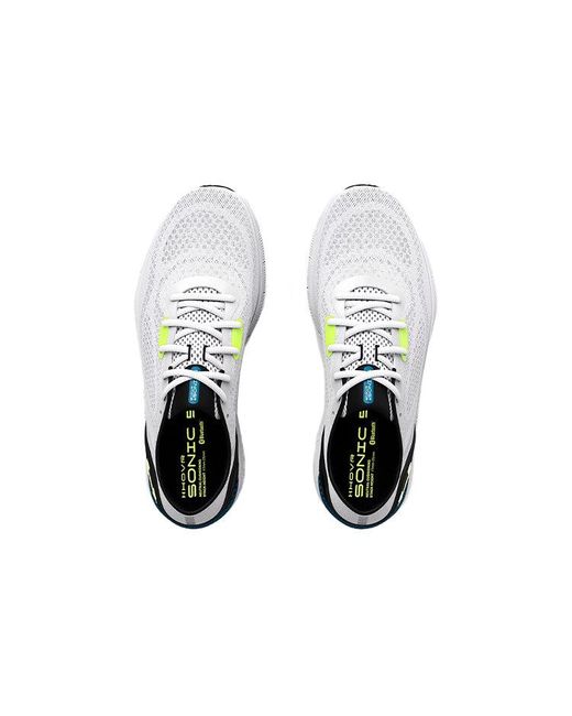 Under Armour White Hovr Sonic 5 High-Vis' for men