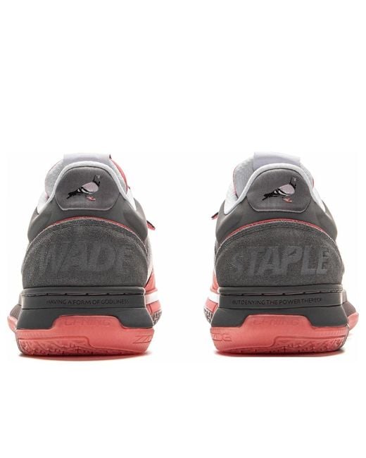 Li-ning Pink X Staples Way Of Wade 1 Low 'Pigeon Feet' for men