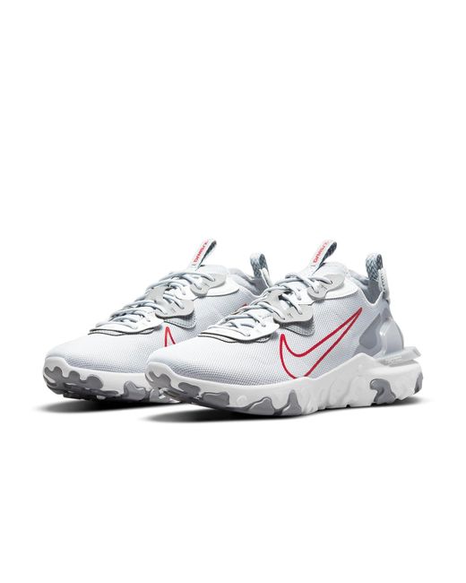 Nike Gray React Vision 'Smoke University' for men