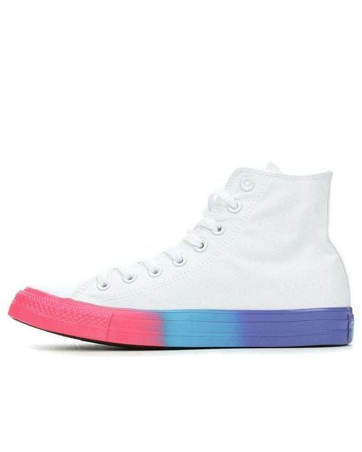 Converse White Chuck Taylor All Star Hi-Top Sneakers/Multi for men