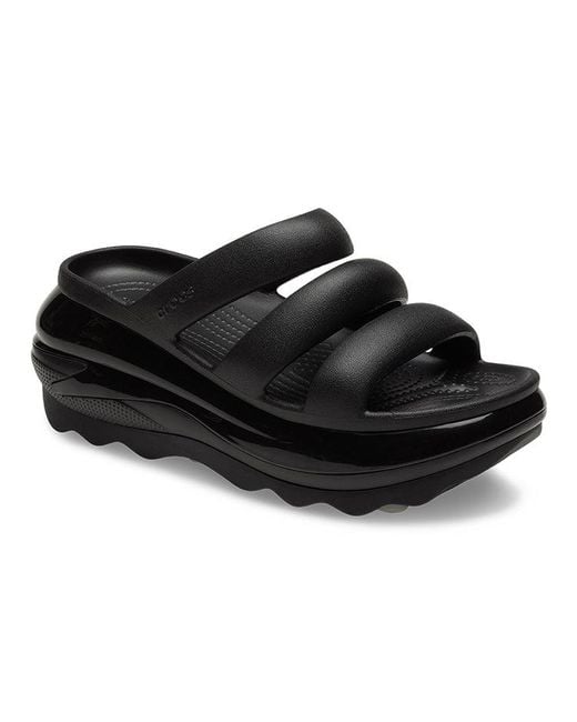 CROCSTM Black Mega Crush Triple Strap for men