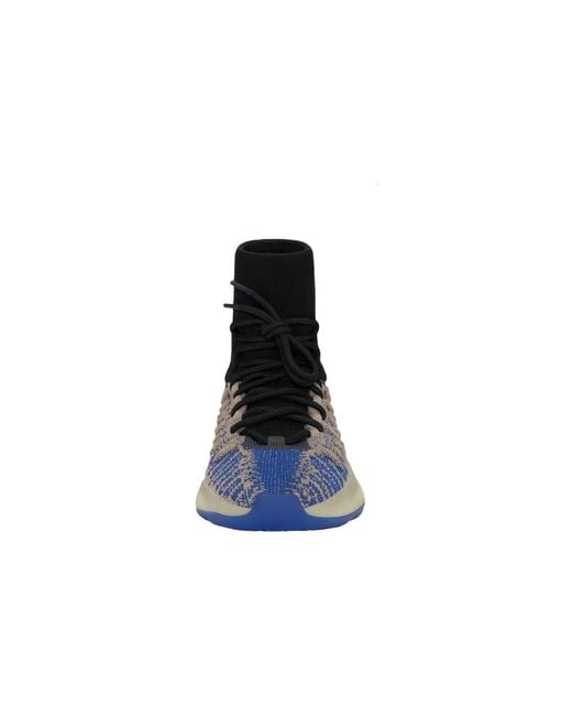 Adidas Black Yeezy Bsktbl Knit Lace Up Sneakers for men