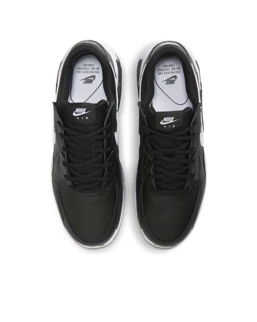 Nike Black Air Max Excee Leather for men