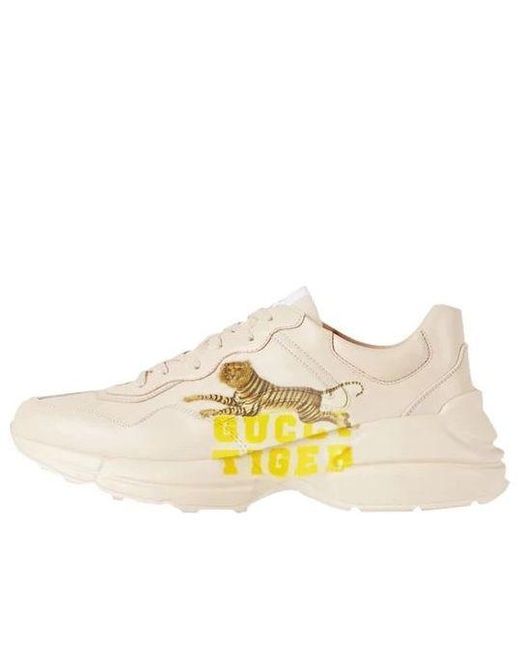 Gucci Yellow (Wmns) Rhyton Tiger'