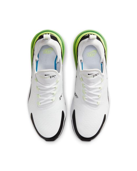 Nike White Air Max 270 Golf Volt' for men