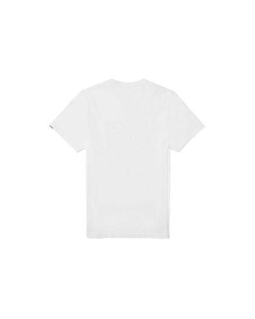 Vans White Otw Lickpalik Cartoon Printing Short Sleeve Couple Style for men