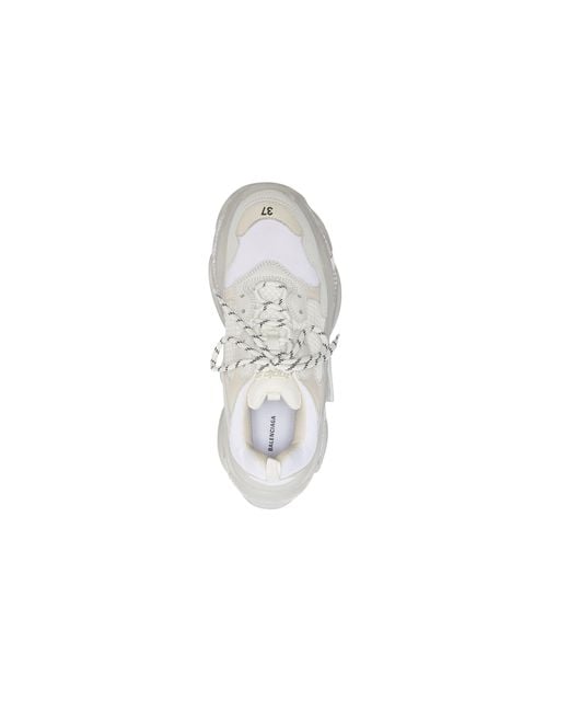 Balenciaga White (Wmns) Triple S Sneaker 'Clearsole