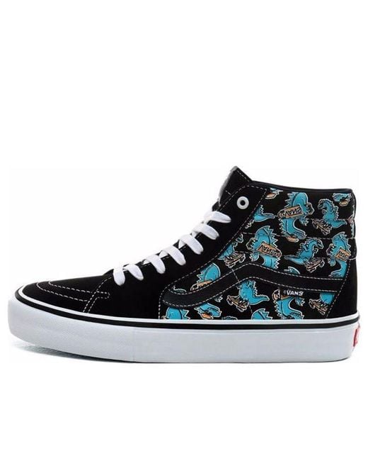 Vans Black Sk8-Hi Pro 'Vanosaur' for men