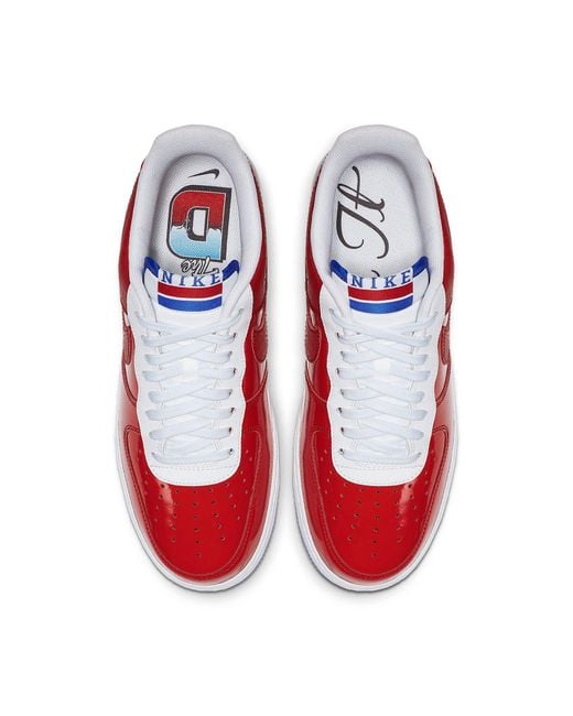 Nike Red Air Force 1 Low '1989 Nba Finals' for men