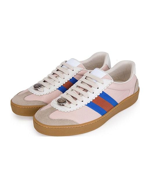 Gucci Blue (Wmns) G74 Web Casual Shoes