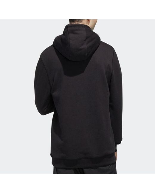 Adidas Black Neo M C+ Hdy Logo Printing Casual Pullover for men