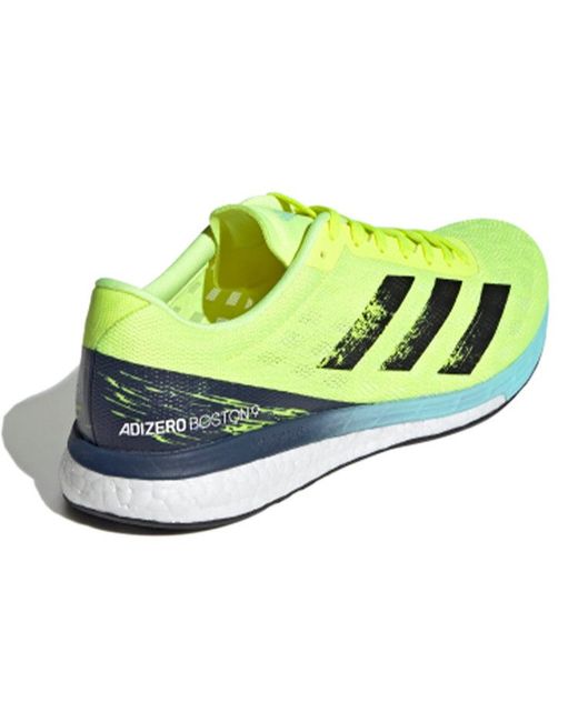 Adidas Blue Adizero Boston 9 'Solar' for men