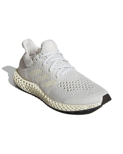 Adidas White Futurecraft 4D 'Crystal' for men