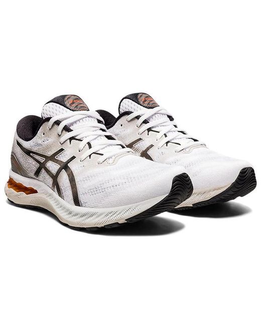 Asics White Gel-Nimbus 23 Oyster' for men