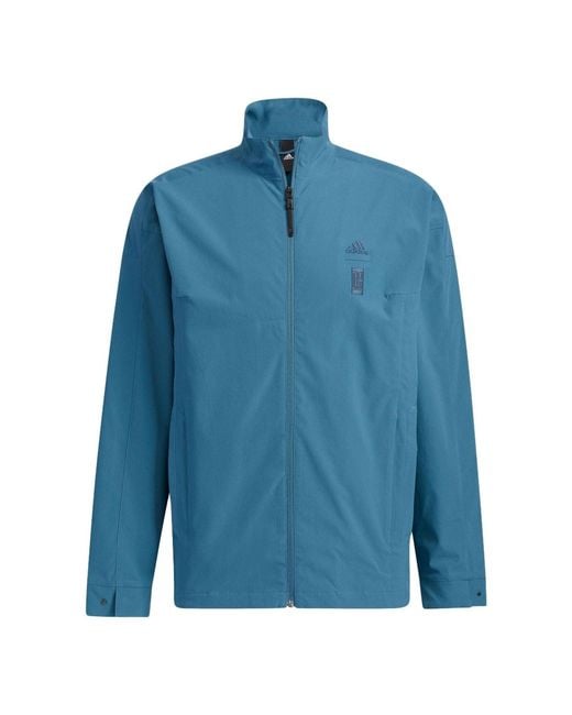 Adidas Blue Wj Trans Wv Jacket for men