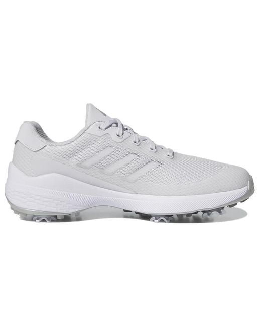 Adidas White Zg23 Vent Golf Shoes 'Dash Metallic' for men
