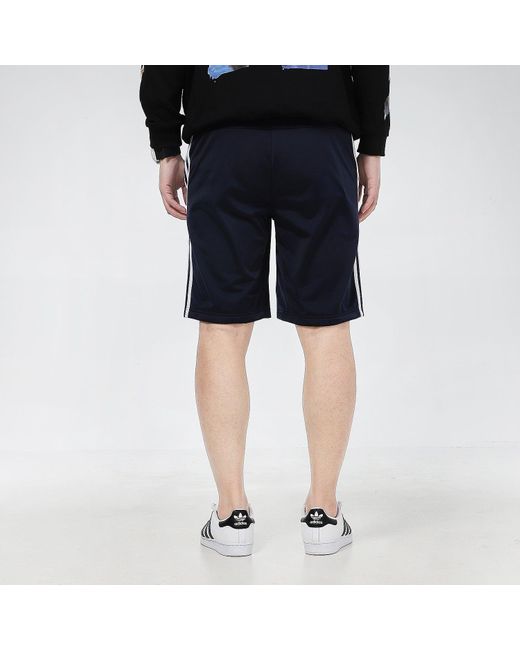 Adidas Blue Casual Sports Breathable Gym Knit Shorts for men