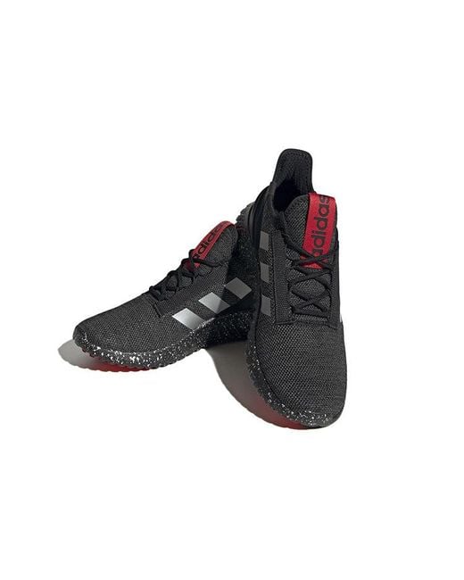 Adidas Black Kaptir 2.0 Shoes 'Better Scarlet' for men