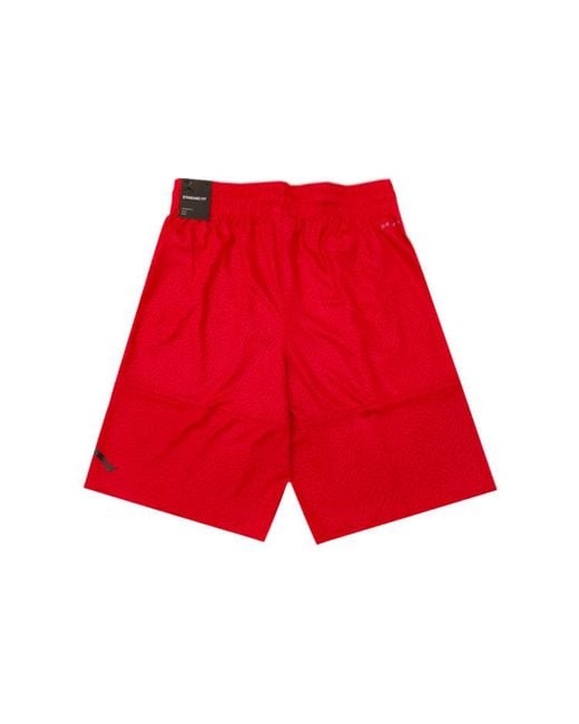 Nike Red Burst Crack Breathable Quick Dry Basketball Sports Shorts for men