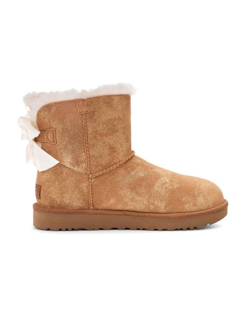 Ugg Brown (Wmns) Mini Bailey Bow Glimmer