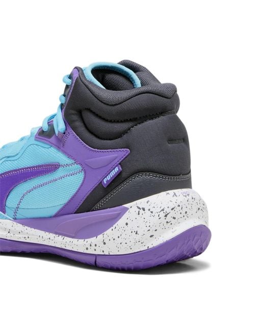 PUMA Blue Playmaker Pro Mid Glimmer Bright Aqua' for men