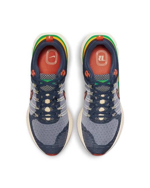 Nike Blue React Infinity Run Flyknit 2 'Denim' for men