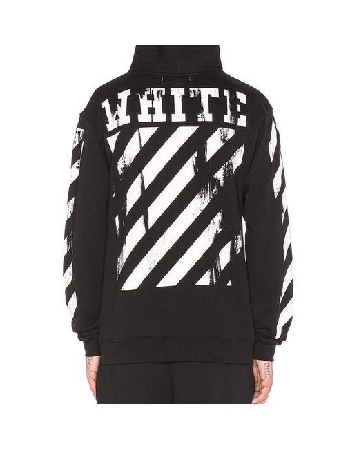 Off-White c/o Virgil Abloh Black Caravaggio Hooded Sweatshirt for men