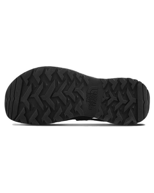 The North Face Black Hedgehog Iii Sandals 'Asphalt With Retro' for men