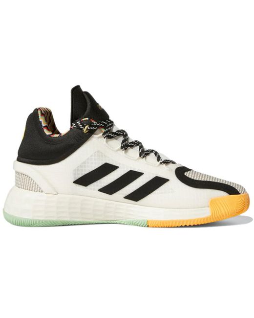 Adidas White D Rose 11 for men