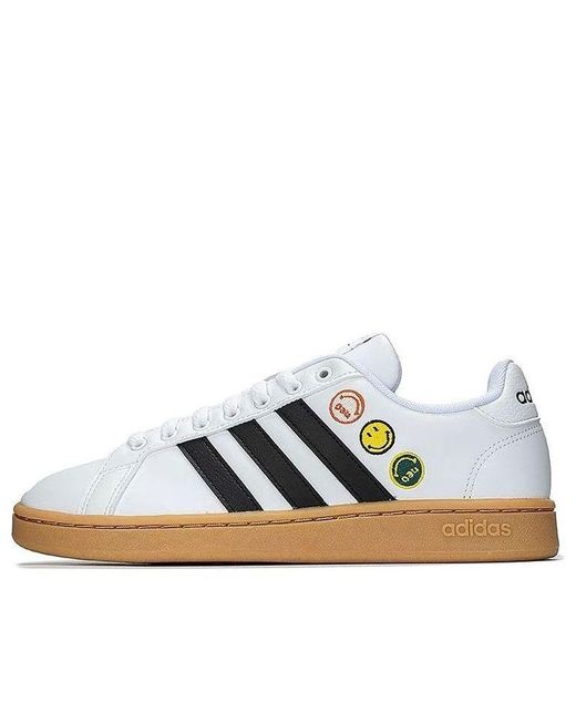 Adidas Blue Neo X Smiley Grand Court for men