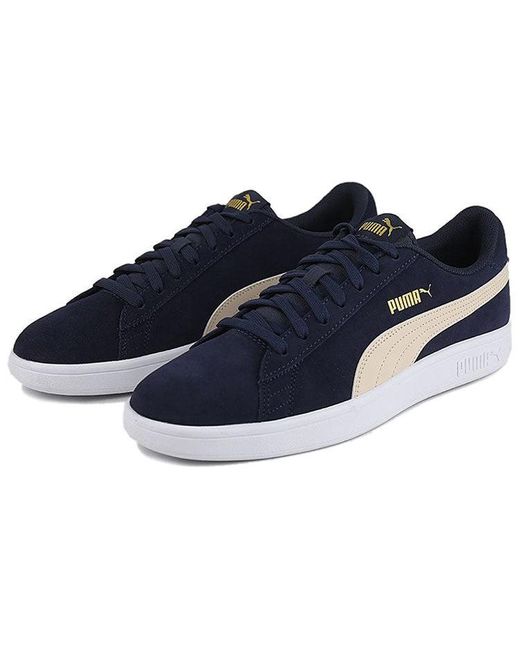 PUMA Blue Smash V2 Retro Casual Skateboarding Shoes Deep for men