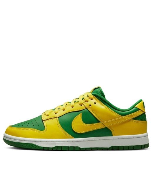 Nike Yellow Dunk Low 'Reverse Brazil' for men