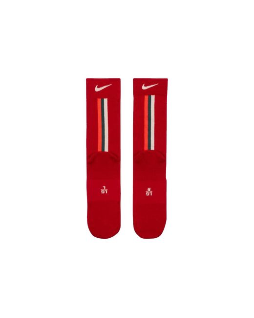 Nike Red Snkr Sox Crew Liverpool Soccer for men