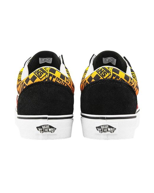 Vans Red Old Skool 'Logo Flame' for men