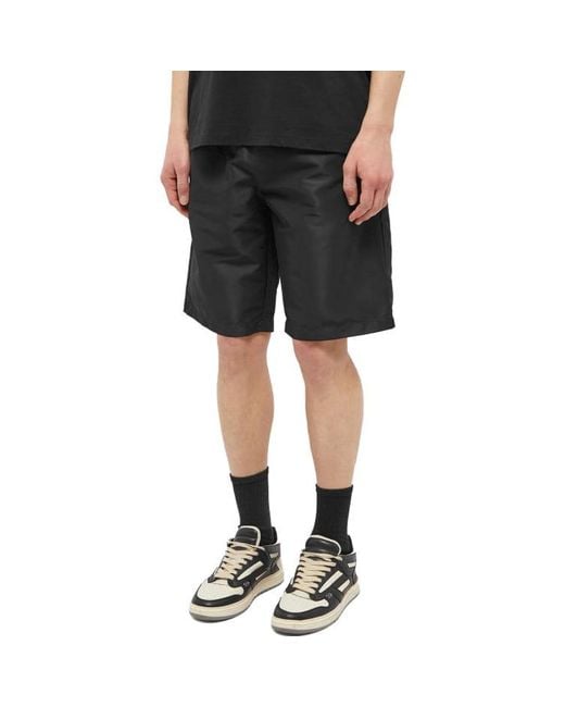 Heron Preston Black Ex-Ray Nylon Shorts for men