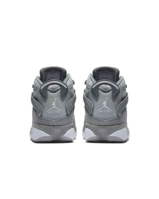 6 rings jordans cool grey
