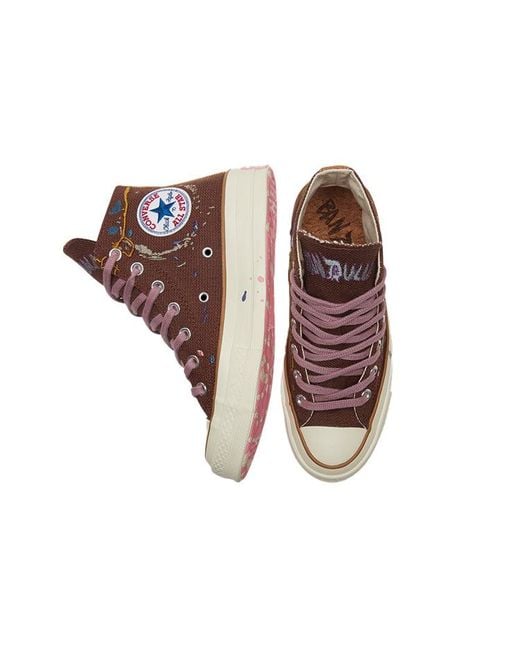 Converse Brown Bandulu X Chuck 70 Hi 'Paint Splatter for men
