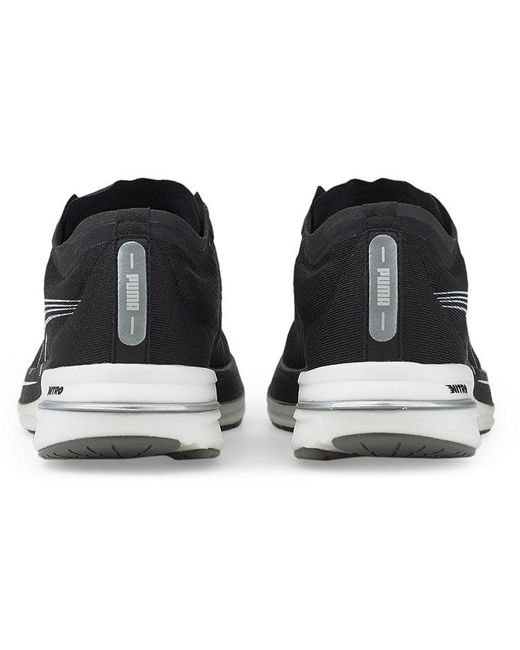 PUMA Black Deviate Nitro Running Shoes Trainers