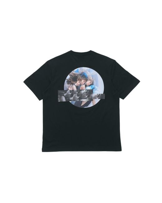 Adidas Black Originals Artist Tee Ss Pattern Printing Sports for men