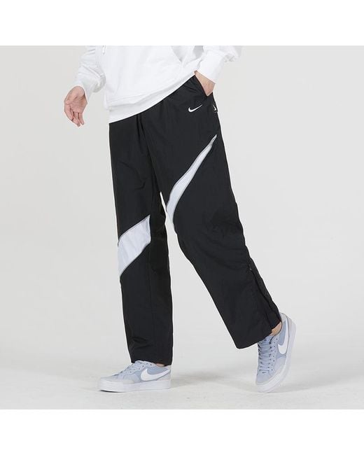 Nike Sportswear Big Swoosh Woven Pants in Blue for Men | Lyst UK