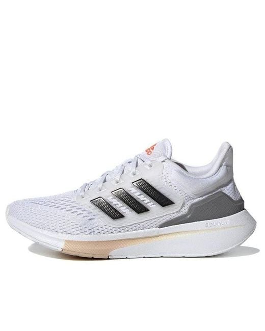 Adidas White (Wmns) Eq21 Run Iron Metallic'